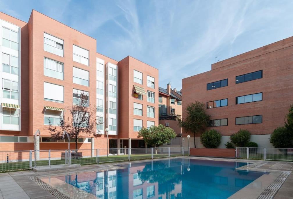 شقة Vivienda Con Zona De Trabajo, Piscina Y Parking مدريد المظهر الخارجي الصورة